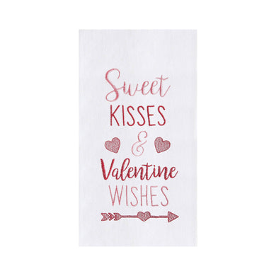 Valentine's Day Sweet Kisses Towel