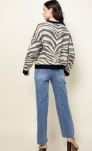 Load image into Gallery viewer, THML Grey Zebra Sweater