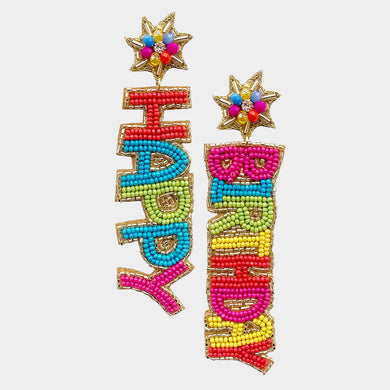 Happy Birthday Earrings