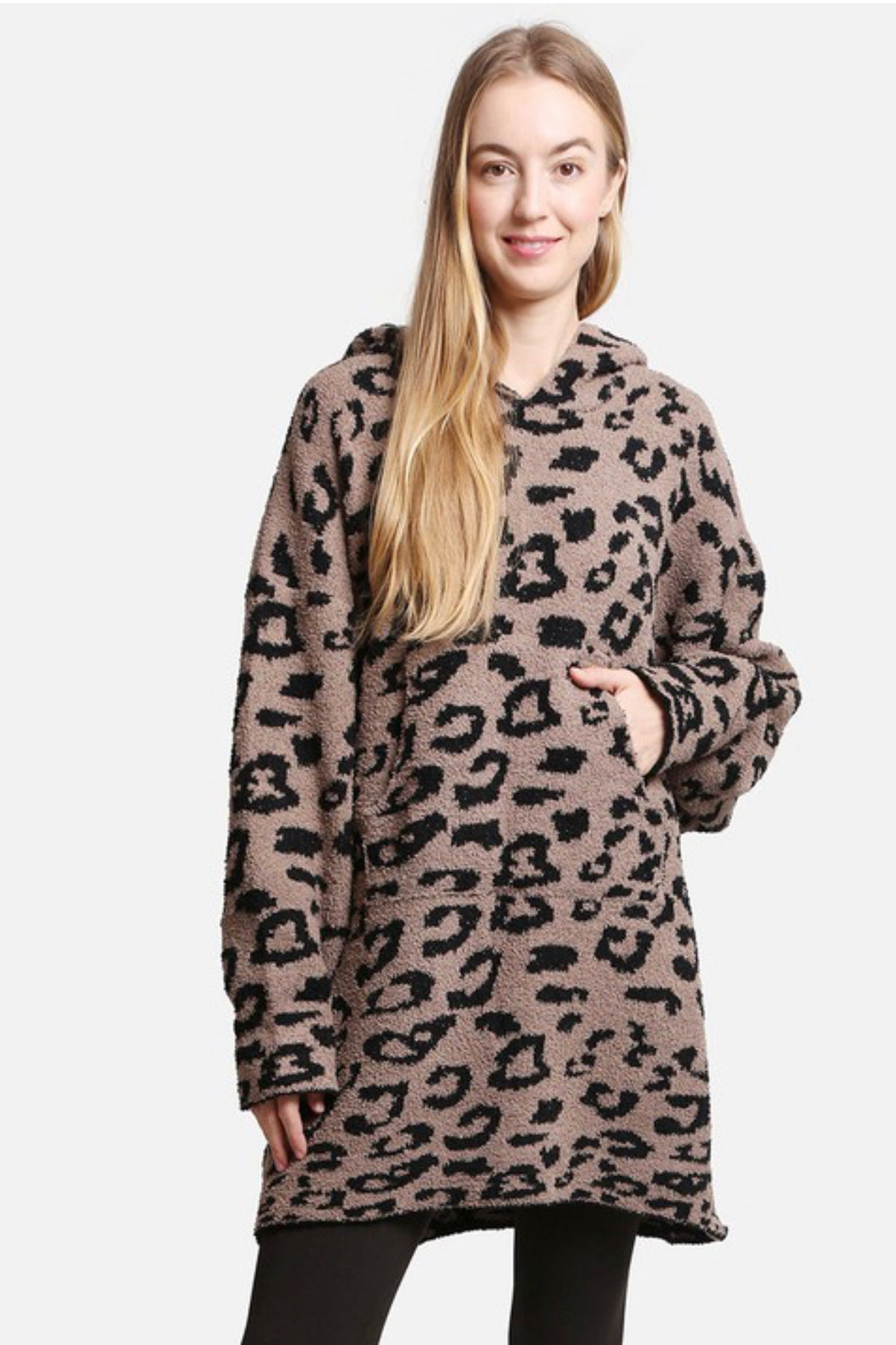 Leopard Blanket Hoodie