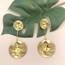Load image into Gallery viewer, Treasure Jewels Double Flor Earrings