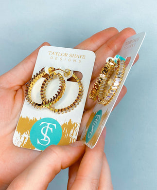 Taylor Shaye Designs - Pretty Girl Hoops