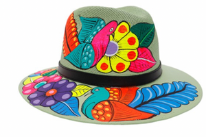 Hand Painted Rancher Fedora