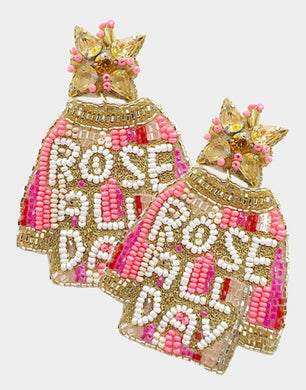 Rosé All Day Earrings