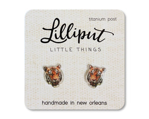 Lilliput Little Things - Tiger Earrings