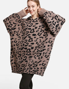 Leopard Blanket Hoodie