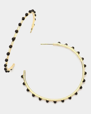Dot Hoop Earrings