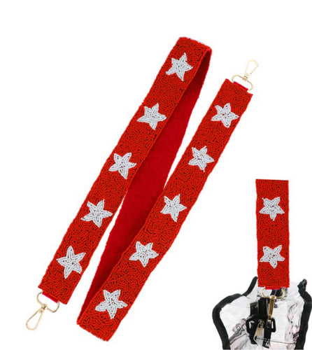 Red Star Purse Strap