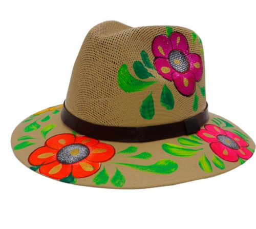 Hand Painted Rancher Fedora