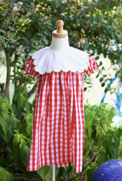 Honesty Red Gingham Float Dress