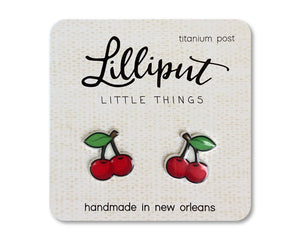 Lilliput Little Things - Cherry Earrings