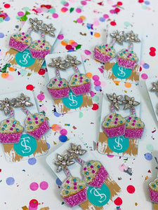 Taylor Shaye Designs - Custom Beaded Birthday Cupcake