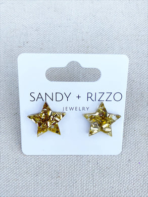 Sandy + Rizzo - Gold Chunky Medium Star