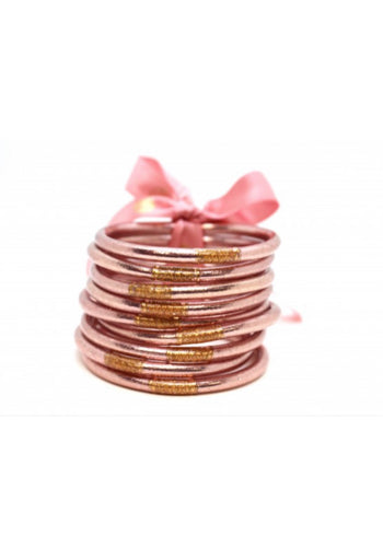 Budhagirl All Weather Bangles Rose Gold Set of 3