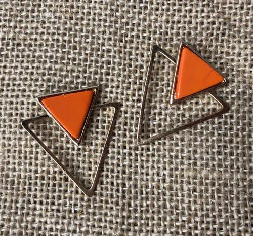 Orange and Gold Triangles