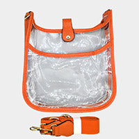 Clear Bag with Orange Trim