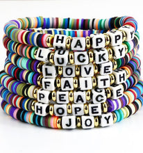 Load image into Gallery viewer, Multicolor Letter Bracelets