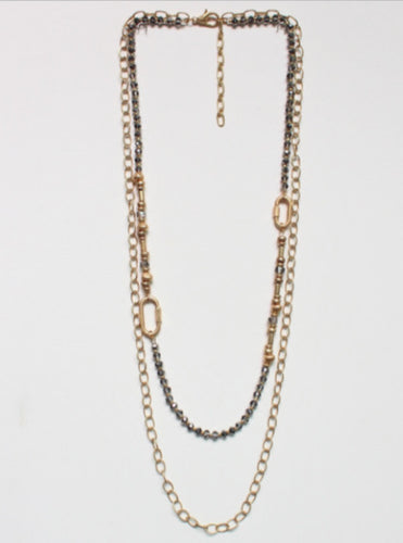 Multi Strand Gold Necklace