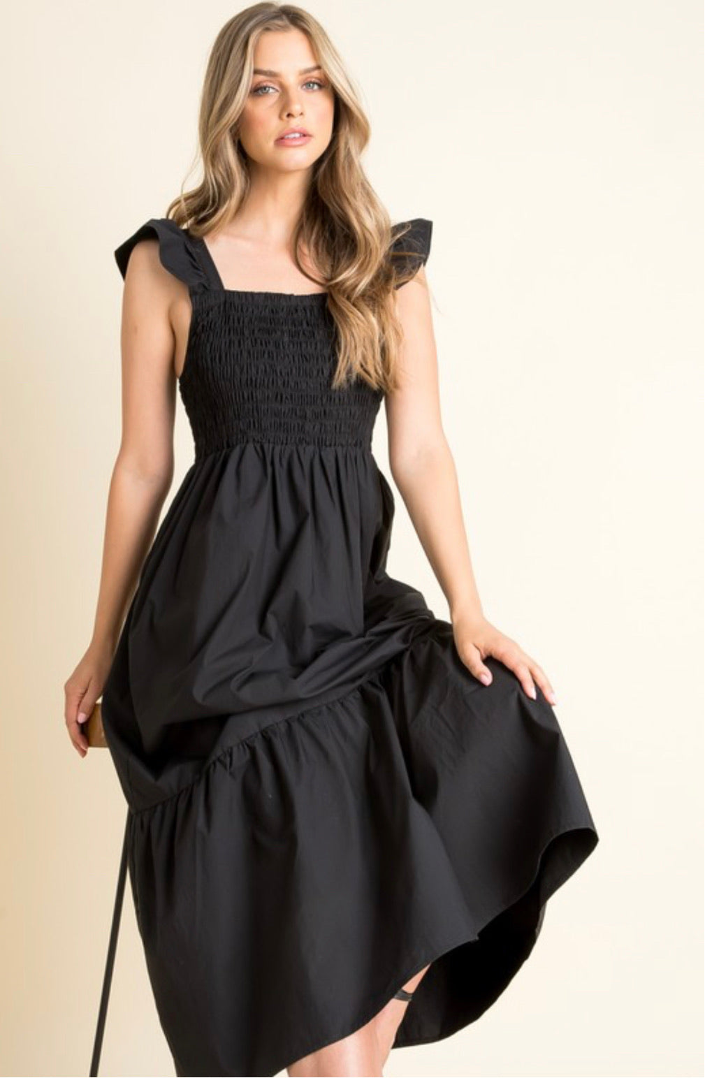 THML Black Maxi Dress