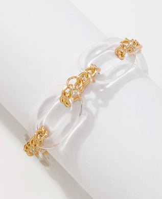 Clear Chain Bracelet