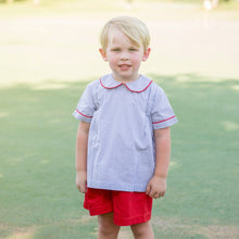 Load image into Gallery viewer, The Oaks Watson Seersucker Shirt and Red Shorts