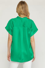 Load image into Gallery viewer, Entro Green Blouse