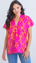 Load image into Gallery viewer, Karlie Tropical V-Neck