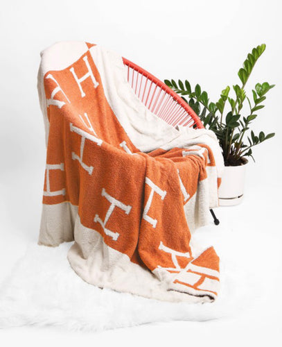 “H” Cozy Blanket