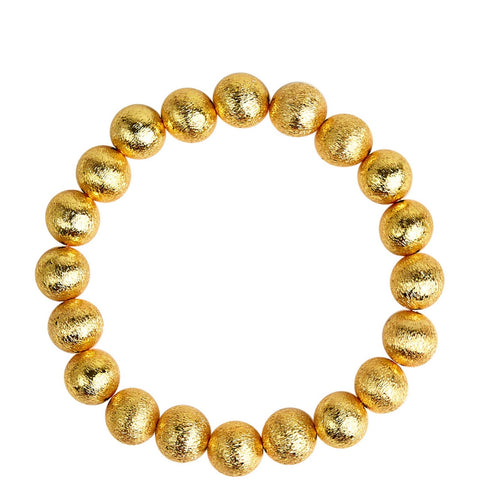 Lisi Lerch Georgia 10mm Gold Beaded Bracelet