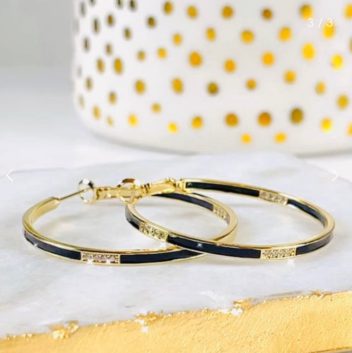 Designer Inspired Hoop Earrings