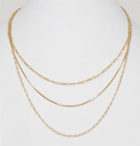 Gold Dainty Chain Necklace