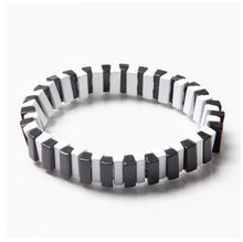 Load image into Gallery viewer, Caryn Lawn Black &amp; White Bracelet