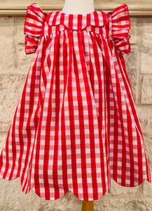 Sage & Lilly Red Gingham Dress with Bloomers