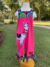 Load image into Gallery viewer, Millie Jay Llama Romper