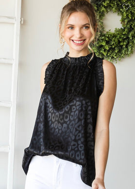 JODILF Black Leopard Top