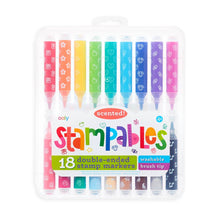 Load image into Gallery viewer, OOLY - Stampables Double Ended Scented Markers - Set of 18