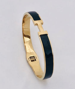 Black & Gold “H” Bracelet
