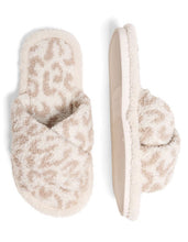 Load image into Gallery viewer, Beige Leopard Slippers
