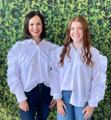 Beulah White Blouse
