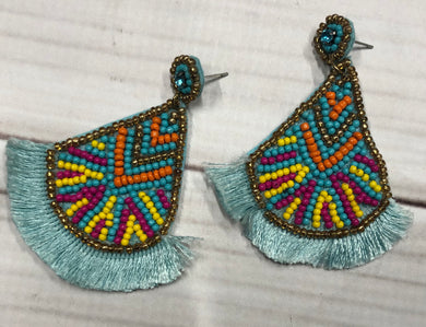 Beaded Tear Drop