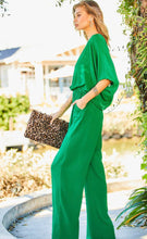 Load image into Gallery viewer, Green Billowy Sleeve Jumpsuit