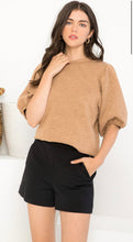 Load image into Gallery viewer, THML Textured Puff Sleeve Knit