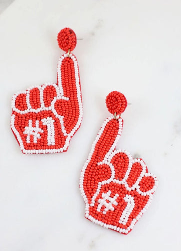 Foam Finger Red/White