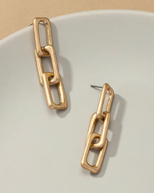 Gold Chain Earrings