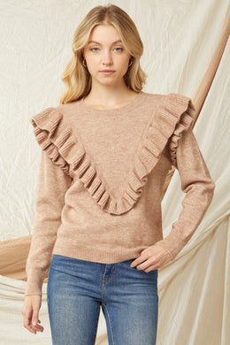 Ruffle Sweater