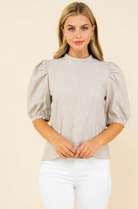 THML Puff Sleeve Top