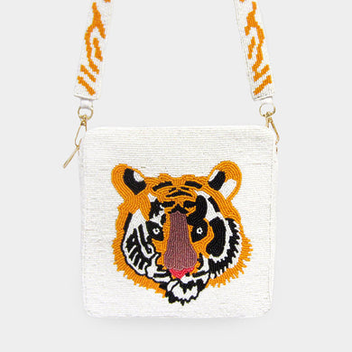 Beaded Tiger Bag