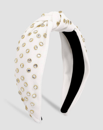 White Rhinestone Headband