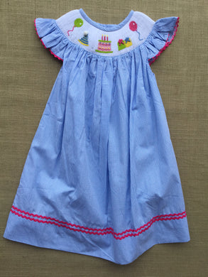 Smocked Birthday Dress