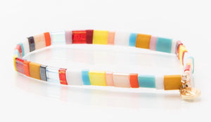 Caryn Lawn Multi Warm Colored Thin Bracelet